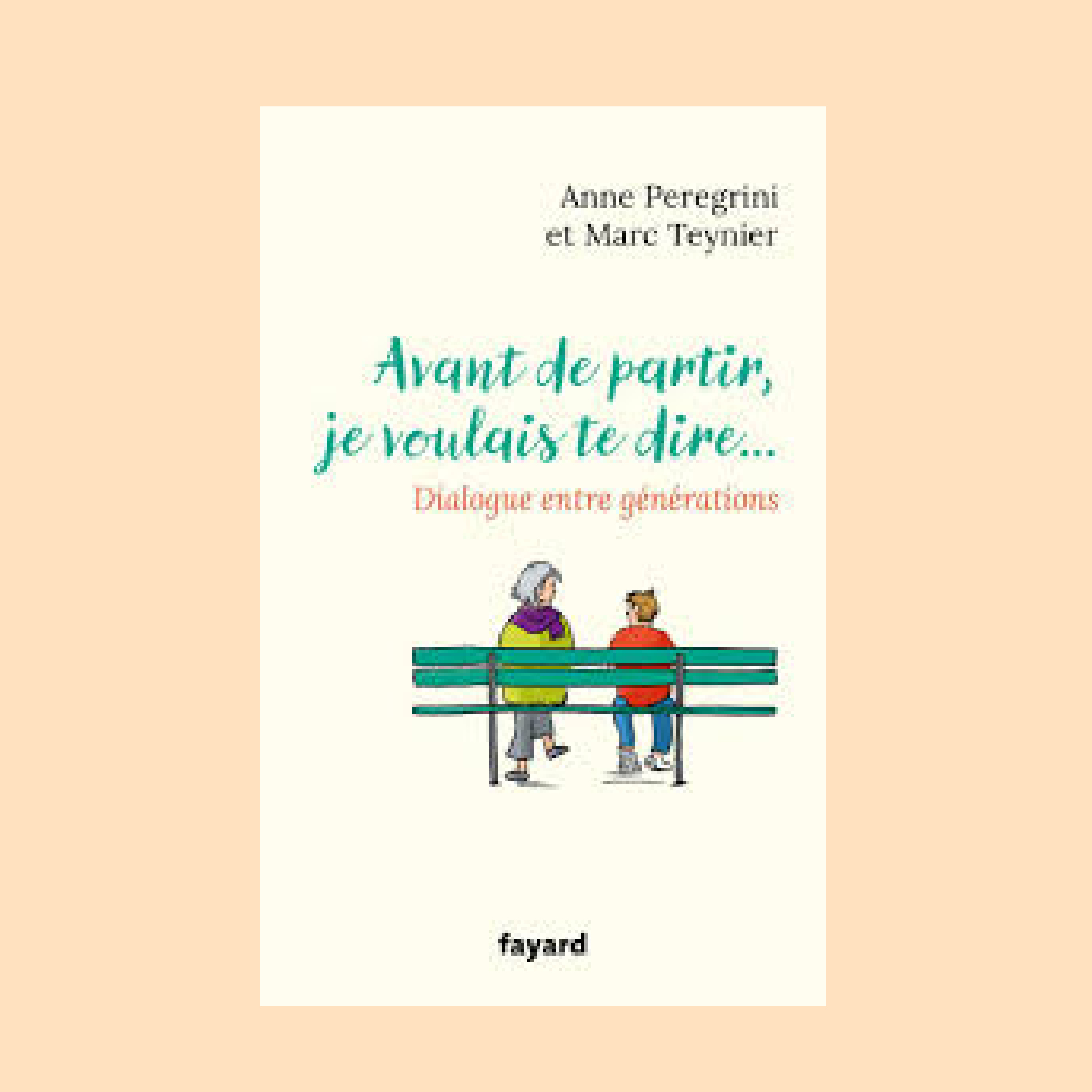 Avant de partir...