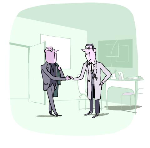médecin malade